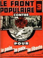 Brochure du Front populaire de 1936.