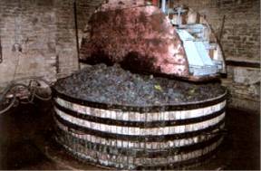 Presse à champagne traditionnelle