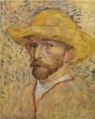 Autoportrait avec chapeau de paille, Paris 1887