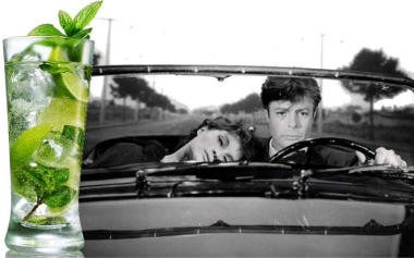 Marcello Mastroianni et Aouk Aimée dans La dolce vita.