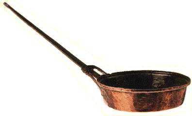Poêle pour omelette XIVe - cuivre